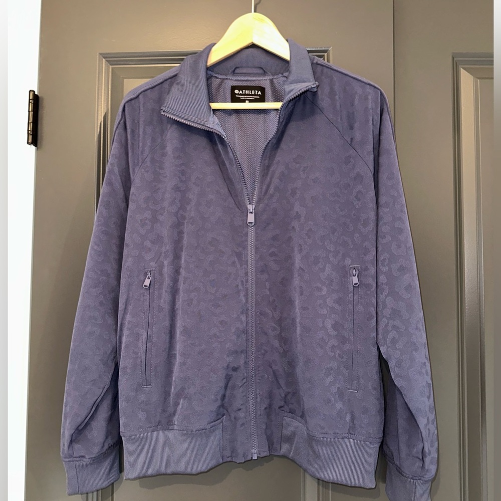 Athleta Brooklyn Violet Bomber Jacket - Size M